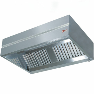Professional kitchen hood with visible Diamond manufacturer identification